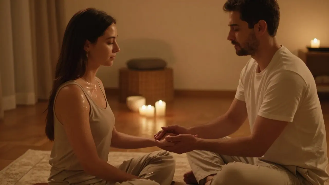 Komunikace během partnerské tantrické masáže: Fráze, které změní váš vztah